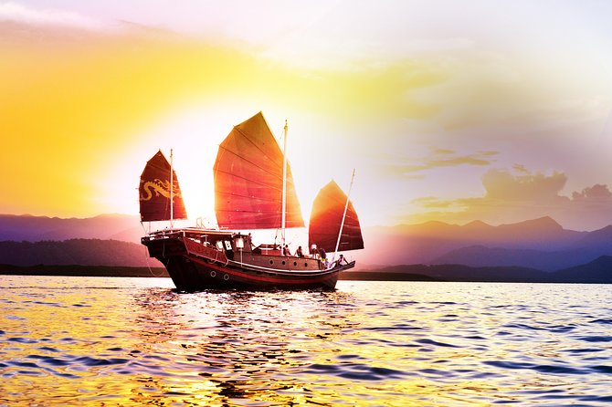 Shaolin Sunset Sail on Authentic Chinese Junk Boat - Leaving Wharf Street at 5pm