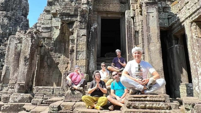 Siem Reap: Angkor Sunrise 1- or 2-Day Guided Temples Tour - Angkor Thom and the stone faces of Bayon