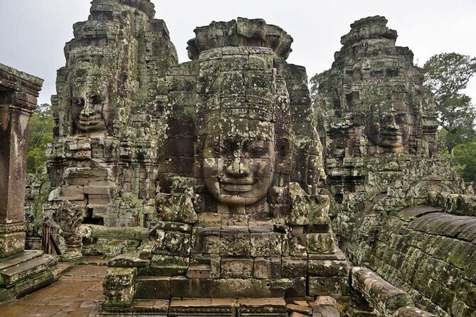 Siem Reap Tour: Angkor Wat Sunrise, Bayon, Ta Prohm, Banteay Srei - Bayon’s stone faces and Angkor Thom