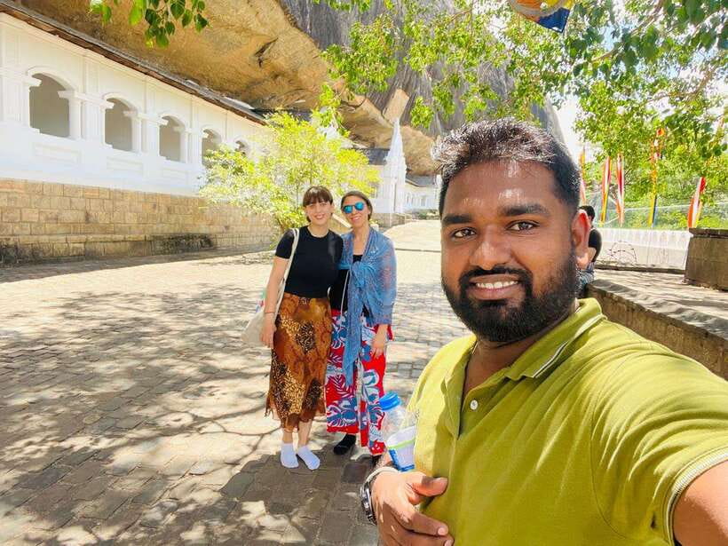 Sigiriya Rock , Dambulla Cave Temple Day Tour from Kandy” - Matale Hindu Temple and the first cultural stop