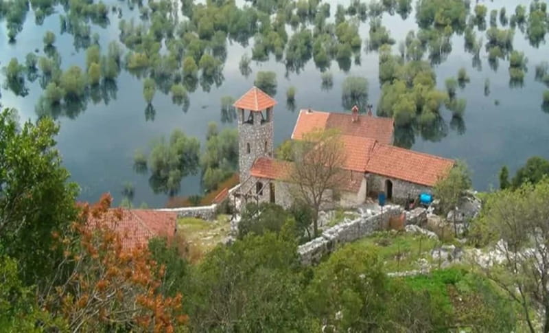 Skadar lake cruise - Virpazar - Kom monastery - Virpazar - Fort Lesendro and the lake’s old defenses