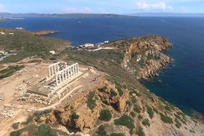 Snorkeling and swimming tour to the Poseidon's temple at Sounio cape - Reaching the Temple of Poseidon at Sounion