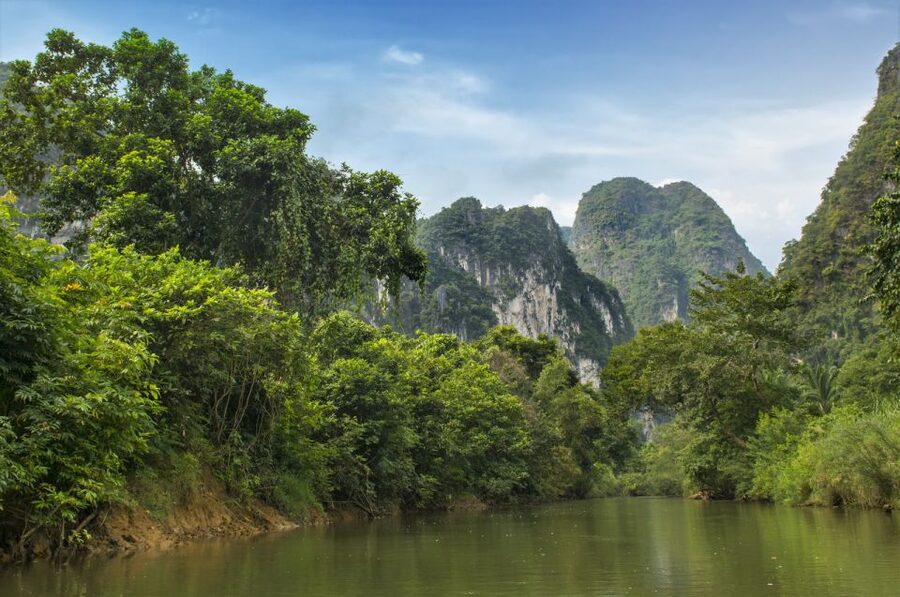 Sok River: Bamboo Raft Ride, Monkey Temple & View Point Tour - Coffee, bamboo cups, and small Thai snacks