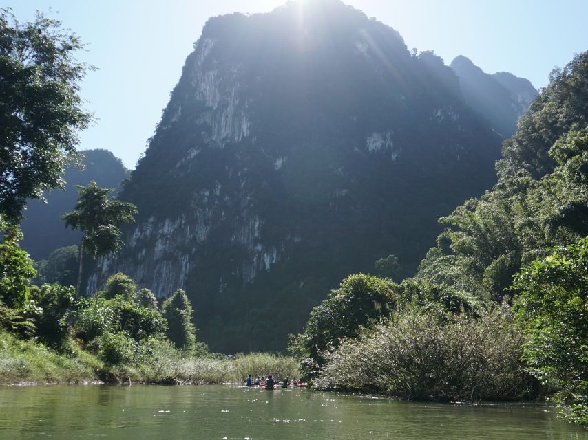 Sok River: Bamboo Raft Ride, Monkey Temple & View Point Tour - One hour on the Sok River by bamboo raft