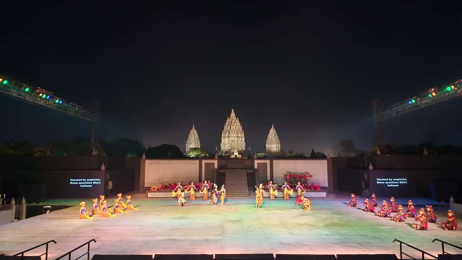 Sunset at Prambanan & Including Ticket Ramayana Ballet Show - What the performance feels like