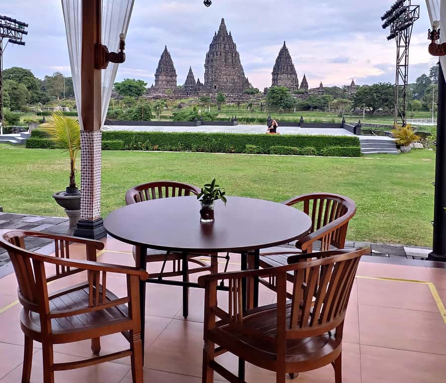 Sunset at Prambanan & Including Ticket Ramayana Ballet Show - Walking through Prambanan in the afternoon