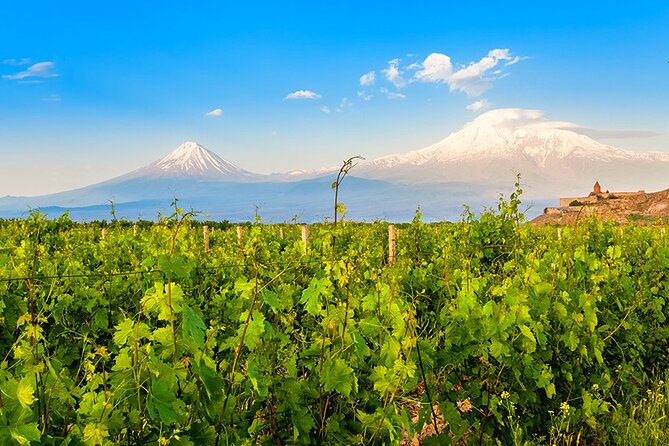Tatev & Shaki Waterfall Guided Group Tour with Wine Tasting - Transport, guides, and comfort on a 550-kilometer route