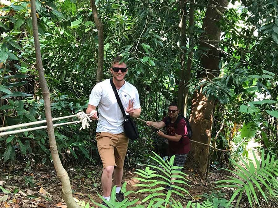 Temple and Jungle Trekking tour with Lunch at Farm-to-Table - Coconut, Thai sweets, and a forest-view pause