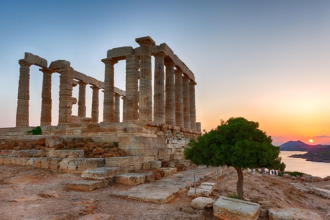 Temple of Poseidon and Cape of Sounion private sunset Tour - Lake Vouliagmeni in ten minutes