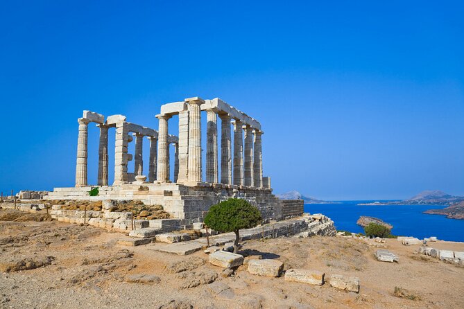 Temple of Poseidon sunset @ Cape Sounio (And dinner time) - Choosing a traditional tavern near the sea
