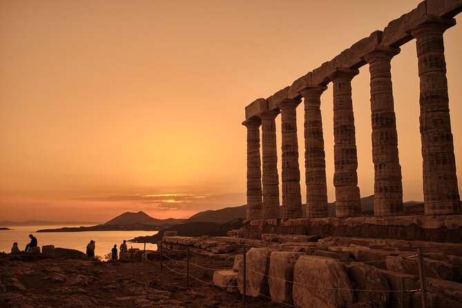 Temple Of Poseidon - Sunset Small Group Tour - A Brief Look at Lake Vouliagmeni