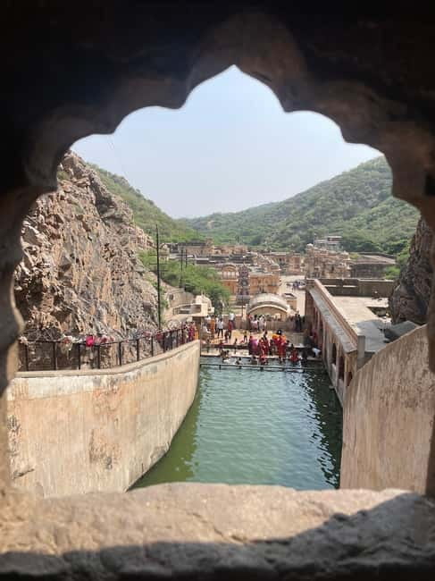 Temple tour of Jaipur with ropeway ride - An old Hanuman temple after the hilltop view