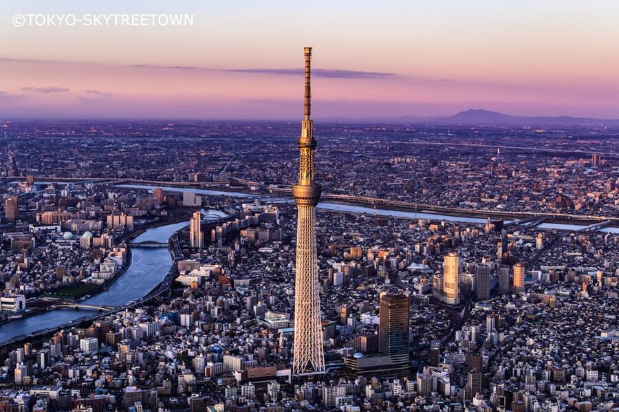 Tokyo: 1 Day Bus Tour with Meiji-Jingu,Odaiba,lunch&Skytree - Imperial Palace Plaza and the view from the road