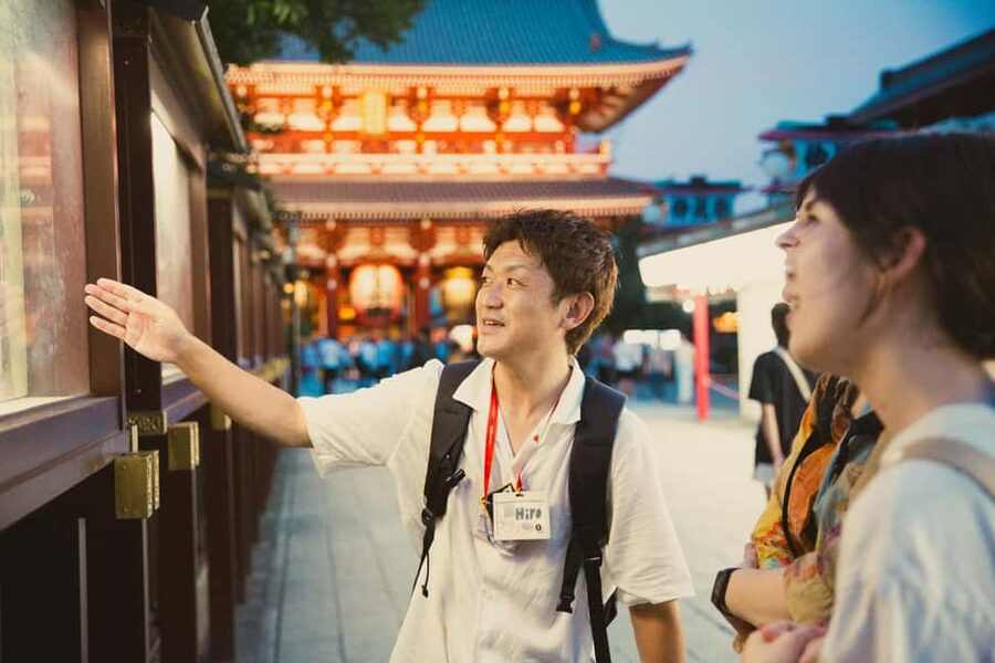 Tokyo: Asakusa Sensoji Night Walk with a Local Brandy - Walking Nakamise Street After the Crowds Thin
