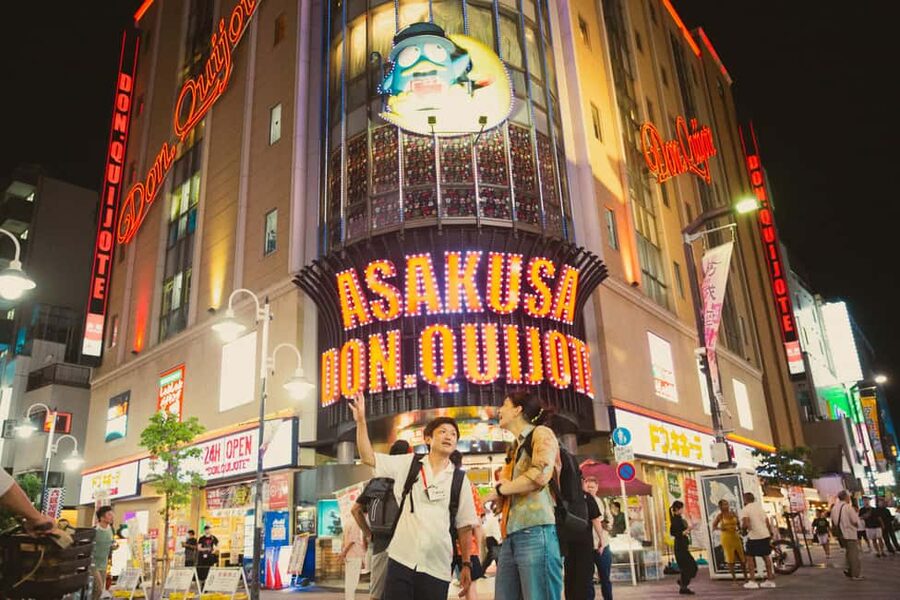 Tokyo: Asakusa Sensoji Night Walk with a Local Brandy - Ending Along Hoppy Street