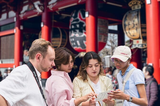 Tokyo: Asakusa Temple & Shrine Walking Tour with Local Guide - Azuma Bridge and the golden poop view