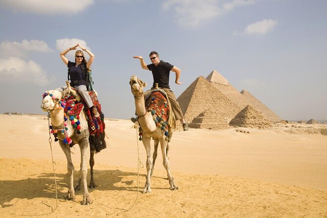 Tour to Giza Pyramids, Sphinx, Valley Temple, Camel Ride & Lunch - Cheops, Khafre, and Menkaure in one morning