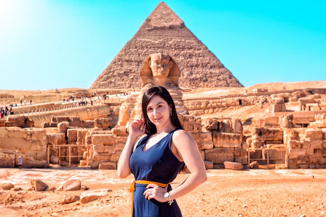 Tour to Giza Pyramids, Sphinx, Valley Temple, Camel Ride & Lunch - Meeting the Great Sphinx and visiting Valley Temple