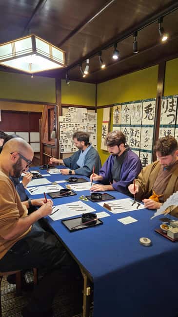 Try Mindful Calligraphy Near Kanazawa's Ninja Temple - The first lesson: brush, ink, and basic strokes