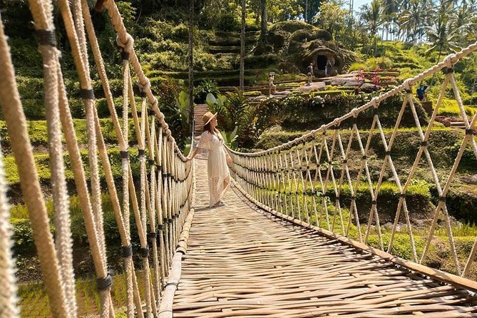 Ubud: Monkey Forest, Jungle Swing, Rice Terrace, and Water Temple - Tegalalang Rice Terrace, beautiful but weather-sensitive