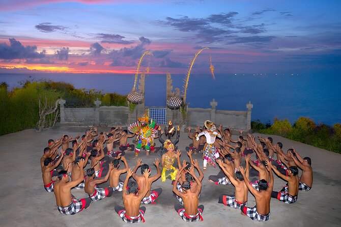 Uluwatu Sunset Tour: Kecak and Fire Dance with Jimbaran Dinner - Uluwatu Temple: spectacular cliffs, busy paths, and monkeys