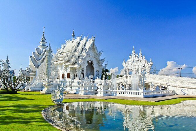 White, Red/Black and Blue Temples Full Day Trip From Chiang Mai - Wat Rong Khun, the White Temple