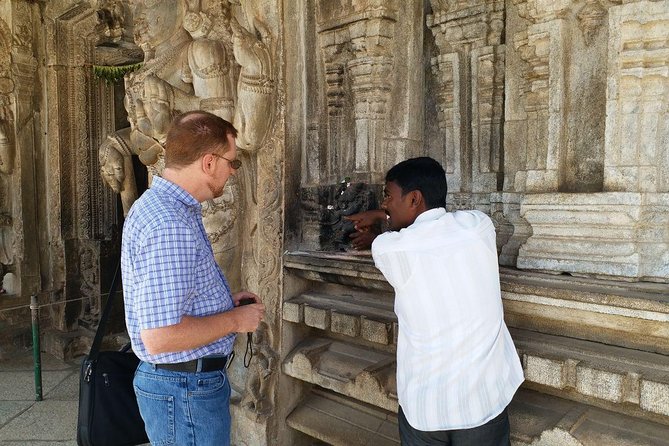 World heritage Somnathpur sculptures and Talakadu temple mystery - Keertinarayana Temple and its dark granite work