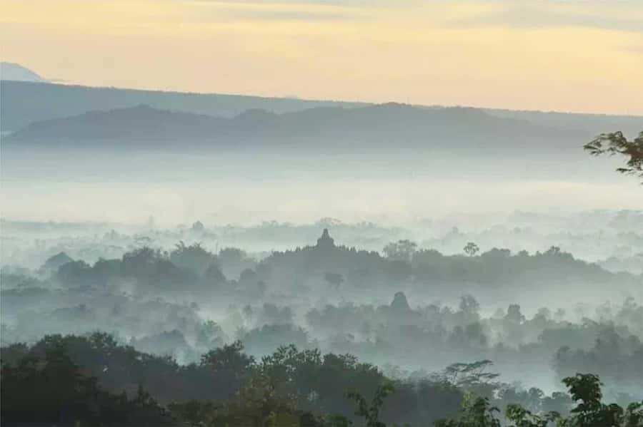 Yogyakarta: Borobudur Sunrise (Climb-up Assured) & Prambanan - Climbing Borobudur from the lower terraces
