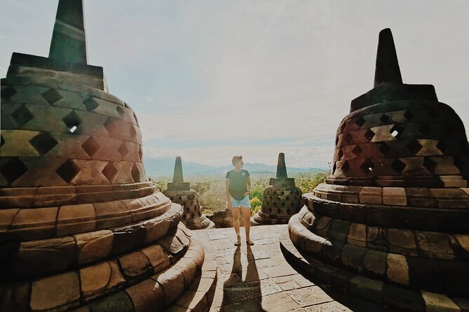 Yogyakarta: Borobudur Temple Climb Up and Prambanan Temple Tour - Prambanan: sharp towers and Hindu design
