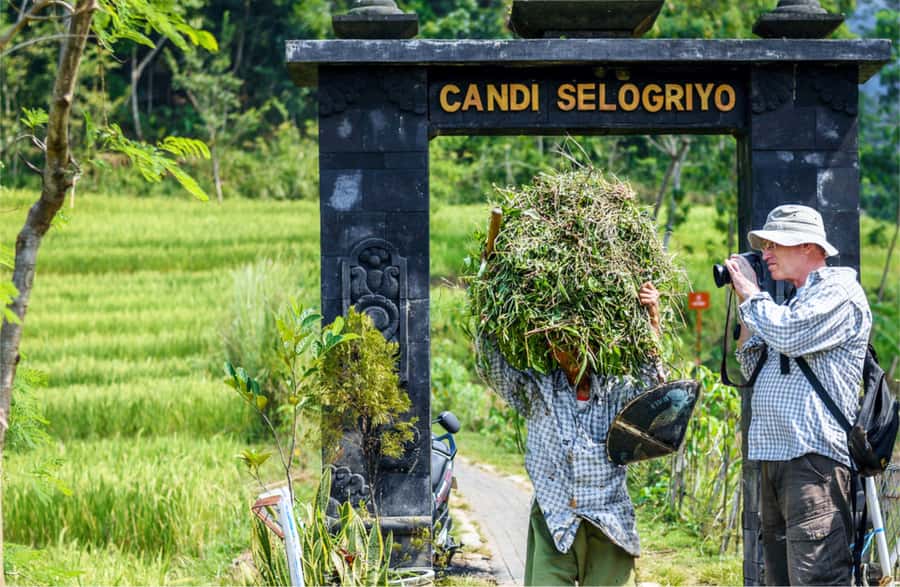 Yogyakarta: Selogriyo Temple Tour & Java Rice Terrace Trek - Local people, coffee, and the slower parts of the day